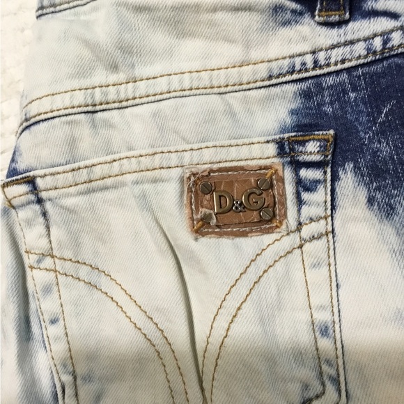 Dolce and Gabbana acid wash distress jeans size 25 - Picture 8 of 14